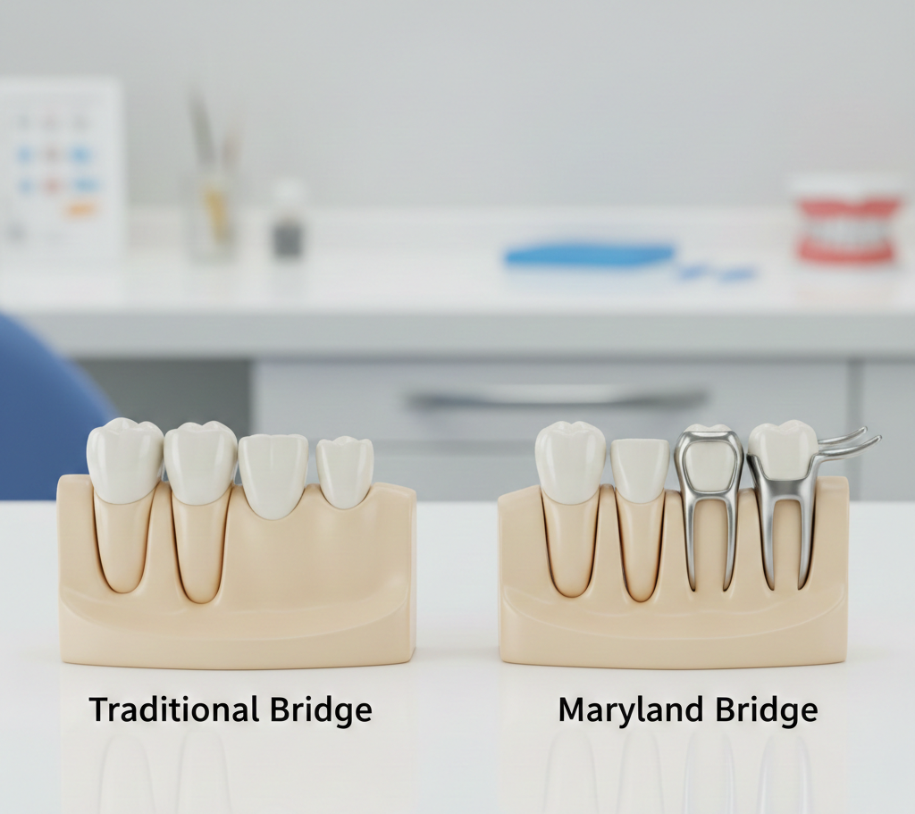 different kinds of dental bridges